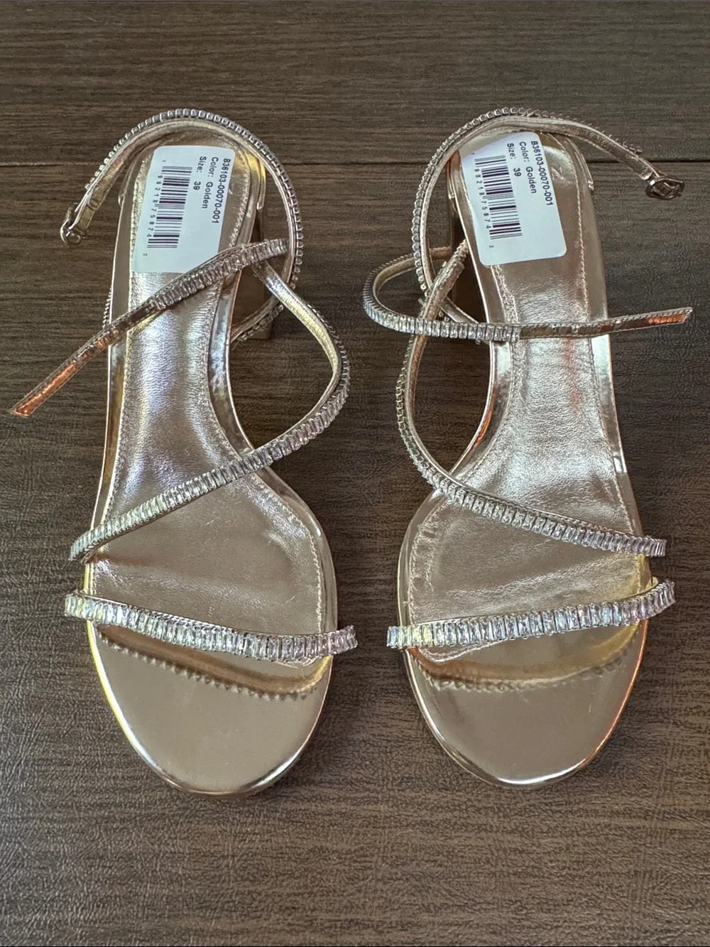 Alexandre Birman 70MM Metallic Leather Block-Heel Sandals in Pewter